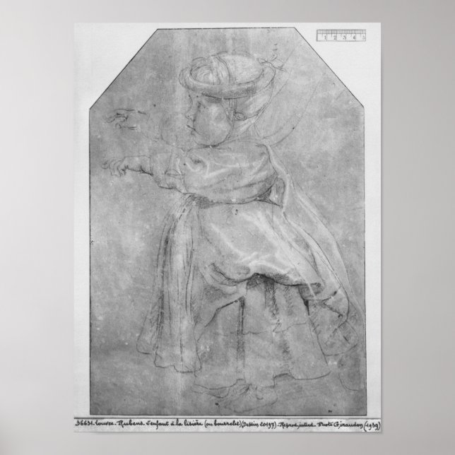 Poster Retrato de Isabelle Helene Rubenst (Frente)