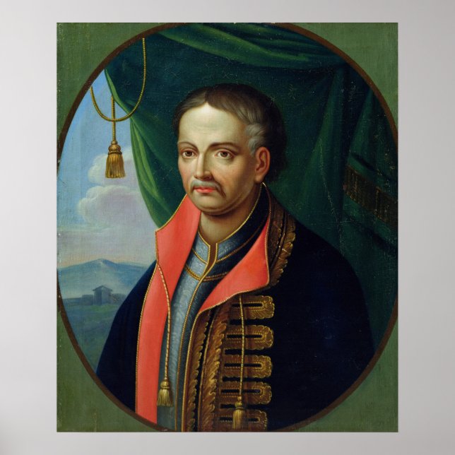 Poster Retrato de Ivan Mazepa (Frente)