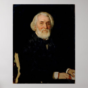 Pôster Retrato de Ivan S. Turgenev , 1879