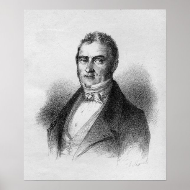 Poster Retrato de Jacques Laffitte (Frente)