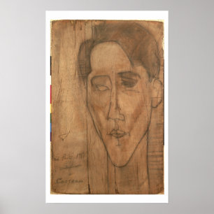 Poster Retrato de Jean Cocteau (1889-1963) 1917 (lápis