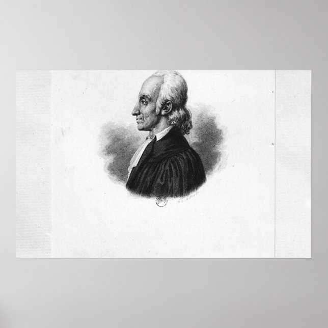 Pôster Retrato de Jean Frederic Oberlin (Frente)