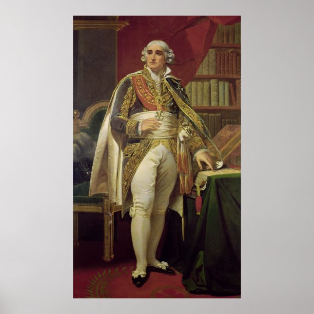 Pôster Retrato de Jean-Jacques-Regis de Cambaceres (Frente)