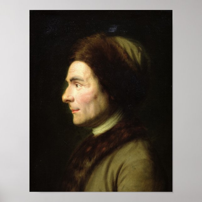 Pôster Retrato de Jean-Jacques Rousseau (Frente)