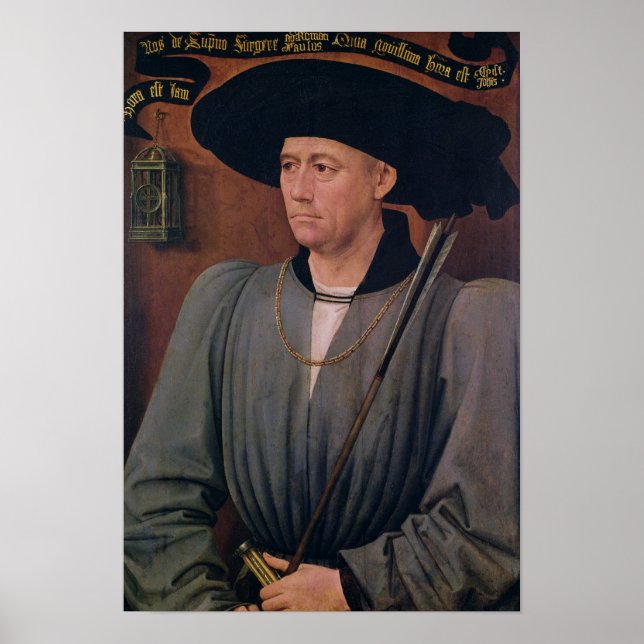 Pôster Retrato de Jean Lefevre de Santo-Remy (Frente)