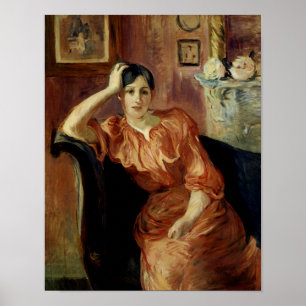 Pôster Retrato de Jeanne Pontillon