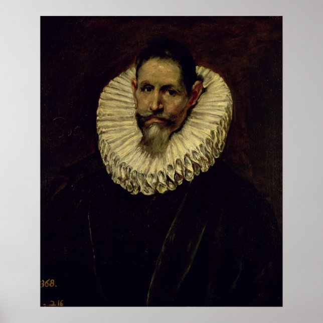 Pôster Retrato de Jerônimo de Cevallos, c.1610 (Frente)