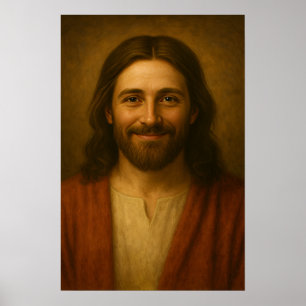 Poster Retrato de Jesus Cristo #3™ Arte de Parede LDS Pos