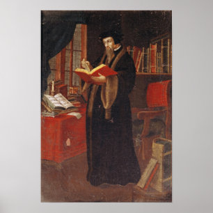 Pôster Retrato de João Calvino