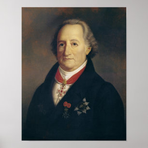 Pôster Retrato de Johann Wolfgang von Goethe