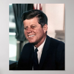 Pôster Retrato de John F. Kennedy Whitehouse