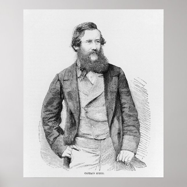 Pôster Retrato de John Hanning Speke (Frente)