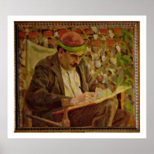 Pôster Retrato de John Maynard Keynes (1883-1946) (óleo