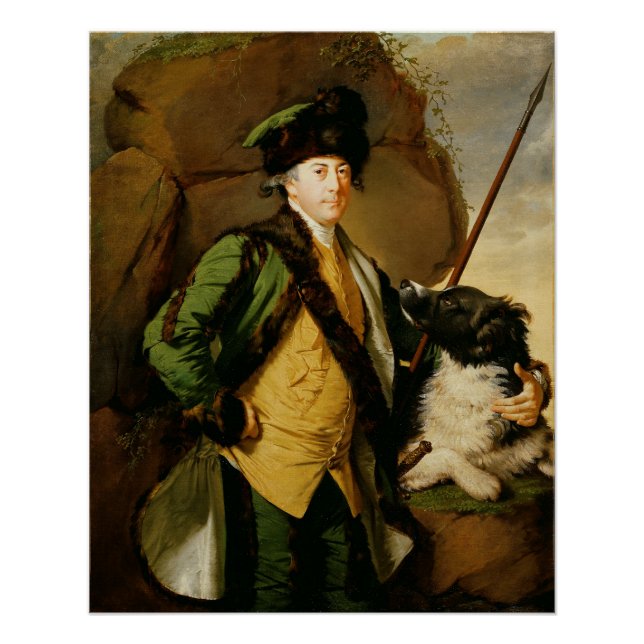 Pôster Retrato de John Whetham de Kirklington (1731-81) (Frente)
