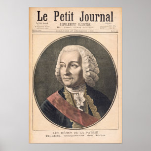 Poster Retrato de Joseph Francis Dupleix