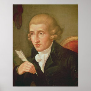 Pôster Retrato de Joseph Haydn