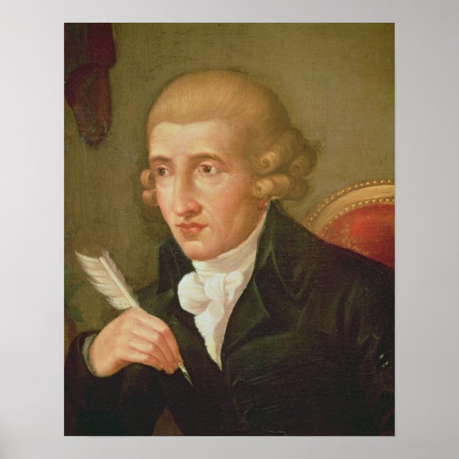 Pôster Retrato de Joseph Haydn (Frente)