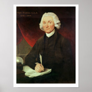 Pôster Retrato de Joseph Priestley (1733-1804)