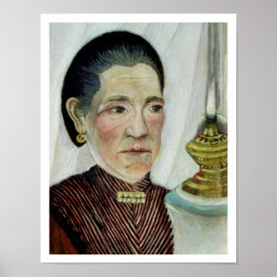 Pôster Retrato de Josephine, esposa do artista em