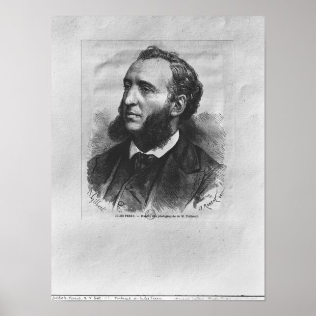 Poster Retrato de Jules Ferry (Frente)