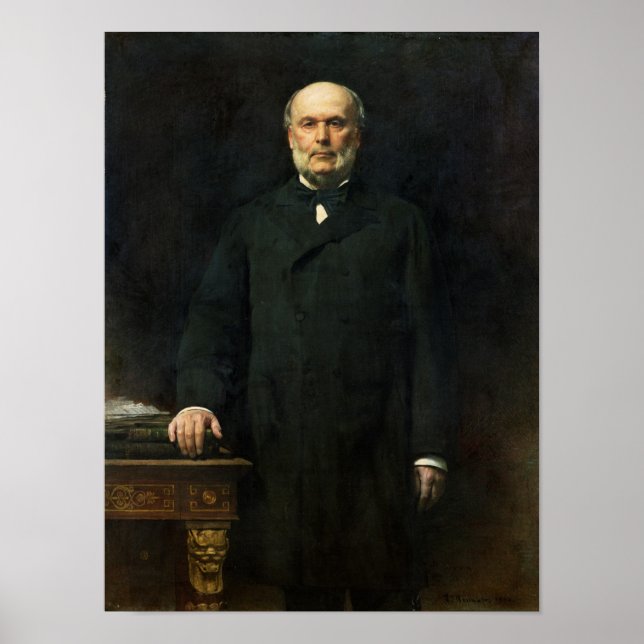 Pôster Retrato de Jules Grevy 1880 (Frente)