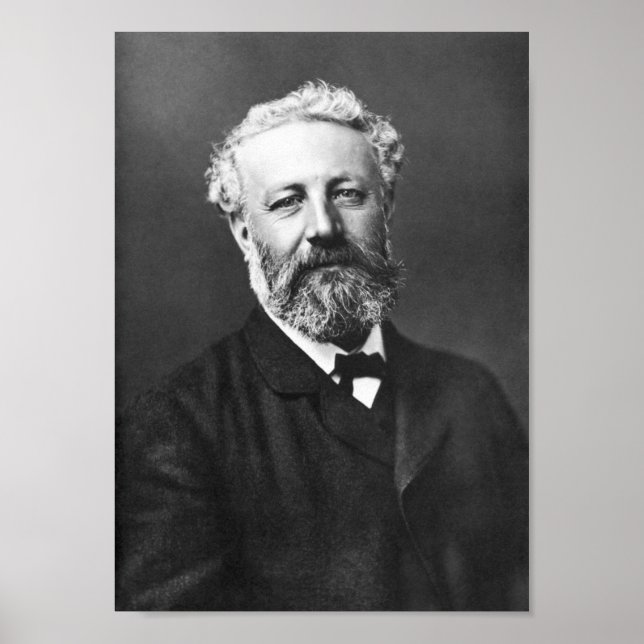 Poster Retrato De Jules Verne - Por Felix Nadar - 1878 (Frente)