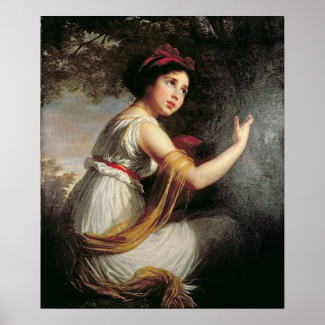 Poster Retrato de Julie Le Brun, c.1797 (Frente)