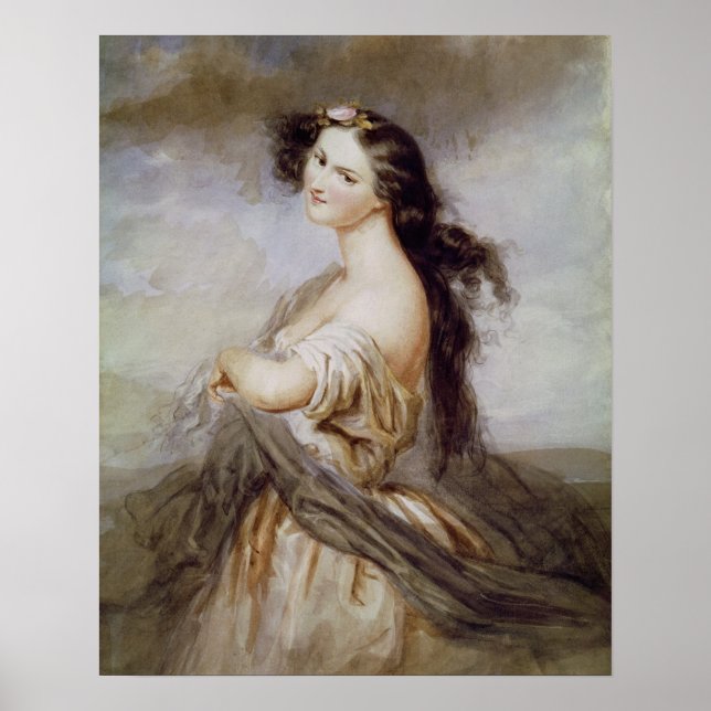 Pôster Retrato de Juliette Drouet (Frente)