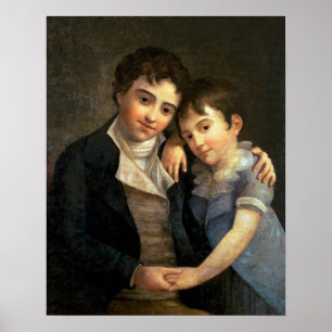 Poster Retrato de Karl Thomas e de Franz Xaver