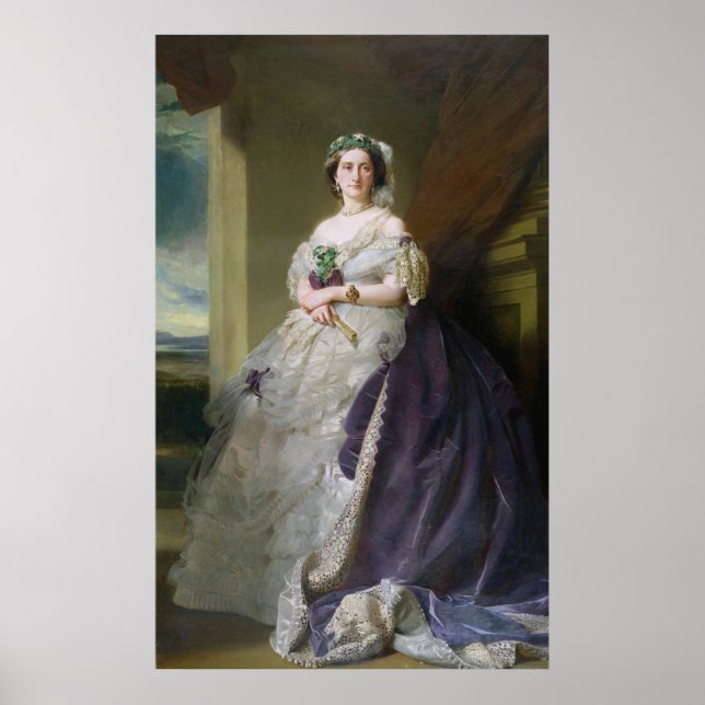 Poster Retrato de Lady Middleton, 1863 (Frente)