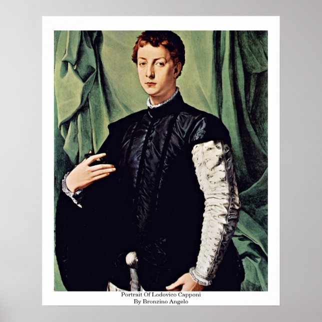Poster Retrato De Lodovico Capponi Por Bronzino Angelo (Frente)