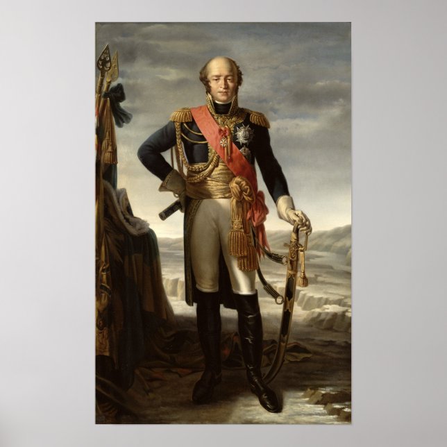 Poster Retrato de Louis Nicolas Davout (Frente)