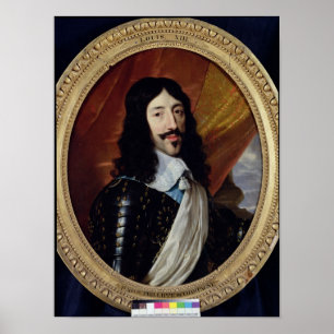 Pôster Retrato de Louis XIII depois de 1610