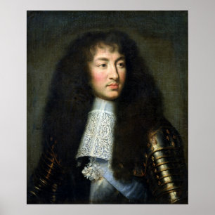 Poster Retrato de Louis XIV
