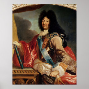 Poster Retrato de Louis XIV