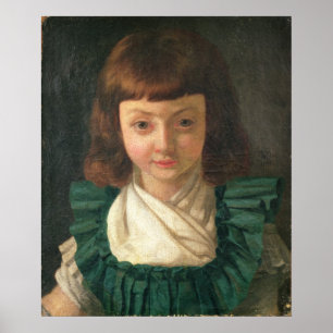 Poster Retrato de Louis XVII como uma criança, 1791