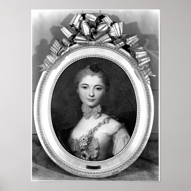 Pôster Retrato de Louise Honorine Crozat du Chatel (Frente)