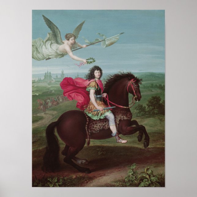 Poster Retrato de Luís XIV 2 (Frente)