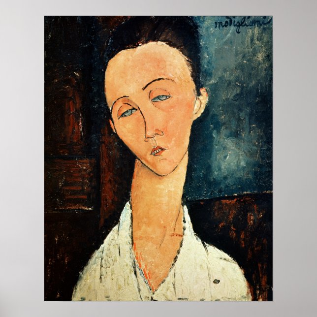 Poster Retrato de Lunia Czechowska, 1918 (Frente)