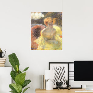 Pôster Retrato de Lydia na Ópera de Mary Cassatt