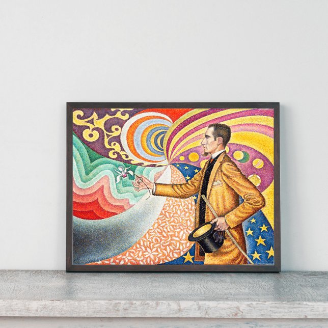 Poster Retrato de M. Félix Fénéon em 1890 por Paul Signac (Criador carregado)