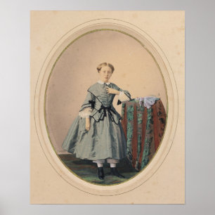 Pôster Retrato de Madeleine de Malaret