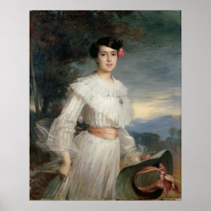 Poster Retrato de Madeleine Reclus, 1902