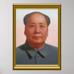 Poster retrato de mao