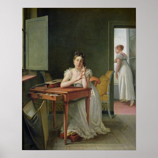 Poster Retrato de Marceline Desbordes-Valmore (Frente)