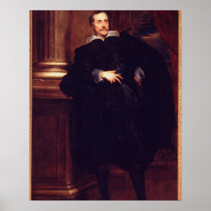 Pôster Retrato de Marcello Durazzo (óleo em canvas)
