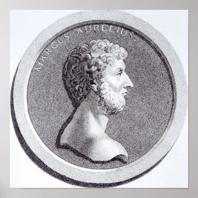 Pôster Retrato de Marco Aurélio (Frente)