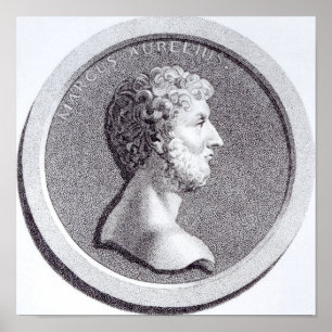 Pôster Retrato de Marcus Aurelius