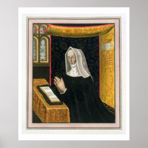Poster Retrato de Margaret Beaufort, condessa de Richmon