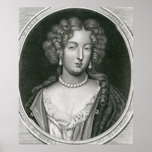 Pôster Retrato de Marie Angelique de Scoraille